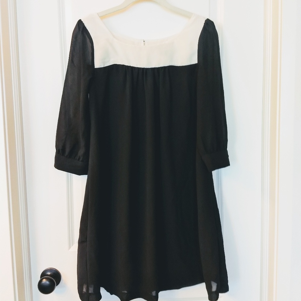 Women's H&M Black & White Dress Size 6